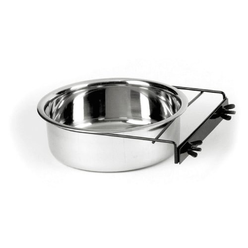 Pet Dog Bird Bolt-on Bowl Stainless Steel Coop Cup 2800ml | Classic