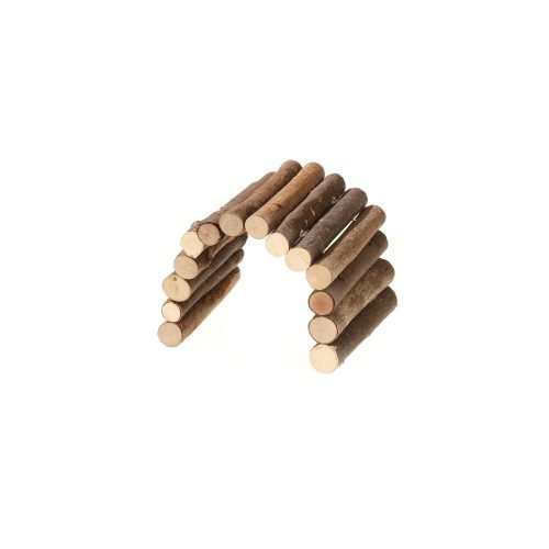 Pet Rabbit Guine Pig Animal Wooden Bendy Sticks Natural - Small (22x10cm) | Little Friends