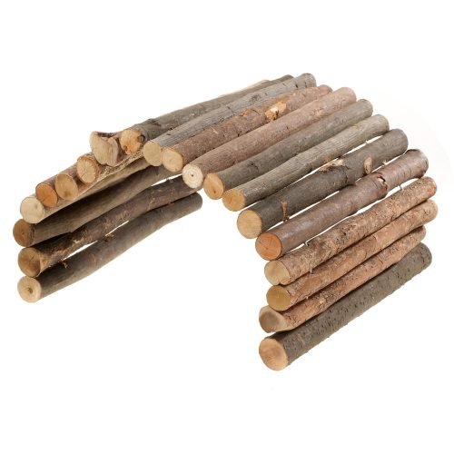 Pet Rabbit Guine Pig Animal  Wooden Bendy Sticks Natural - Large (50x30cm) | Little Friends