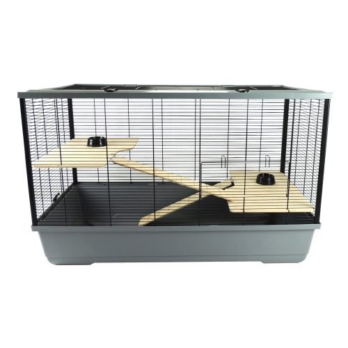 Hamster & Rat Cage 100cm – Langham XL Multi-Level Grey | Little Friends