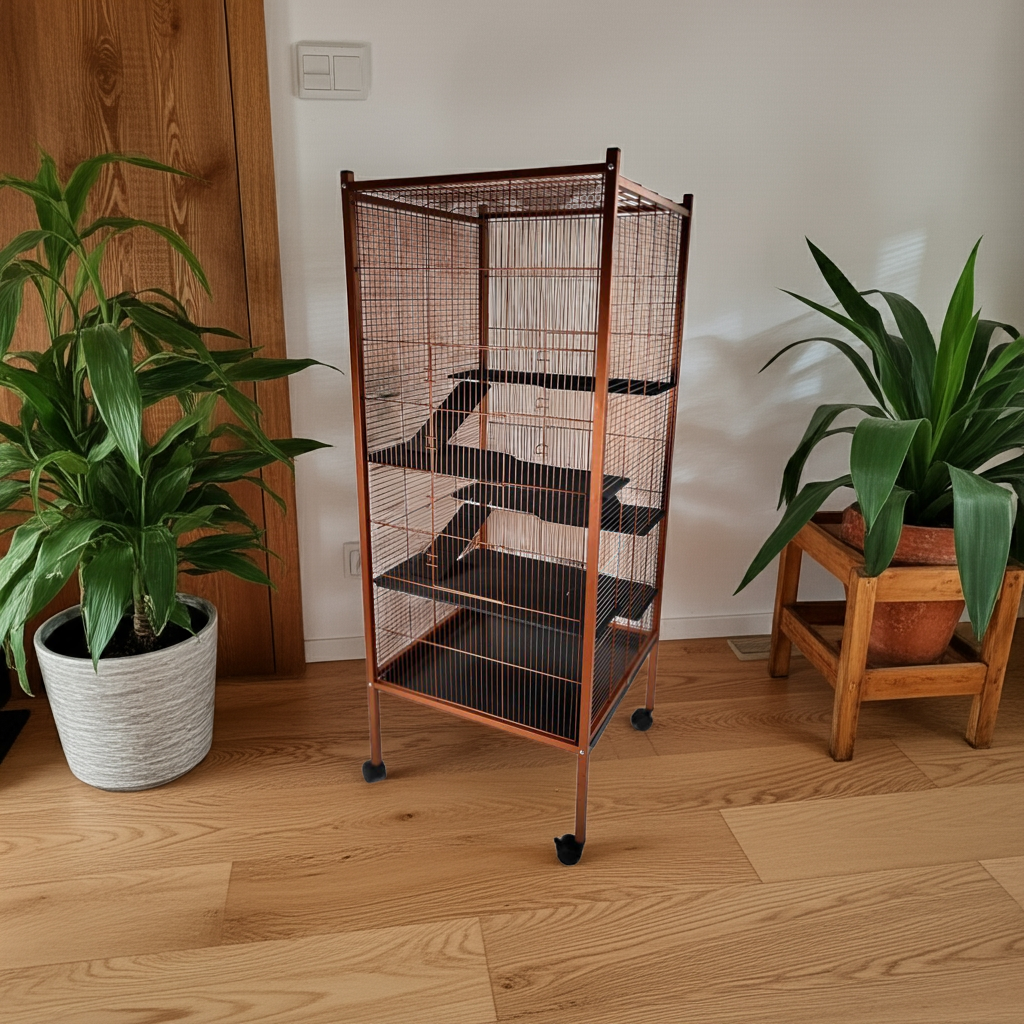 Rat Chinchilla & Ferret Cage 150cm – Copper Tall Metal | Little Friends - Image 11