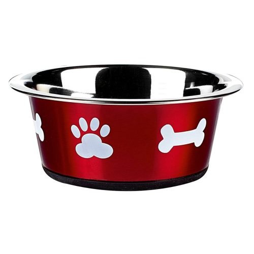 Classic Pet Products Classic Posh Paws Bowl, 900 ml, Red