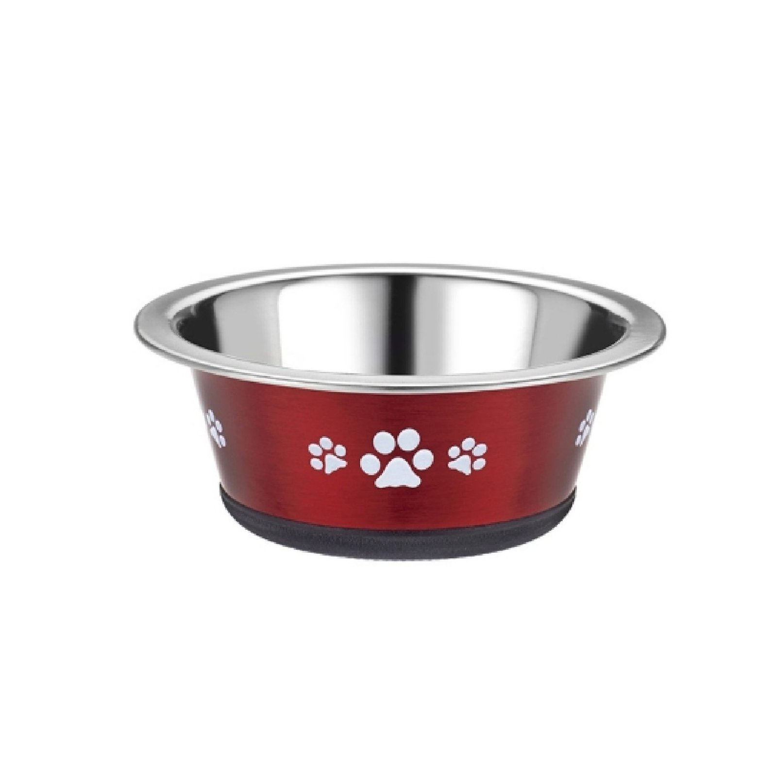 Pet Cat Dog Bowl Dish Posh Paws 240ml Red | Classic