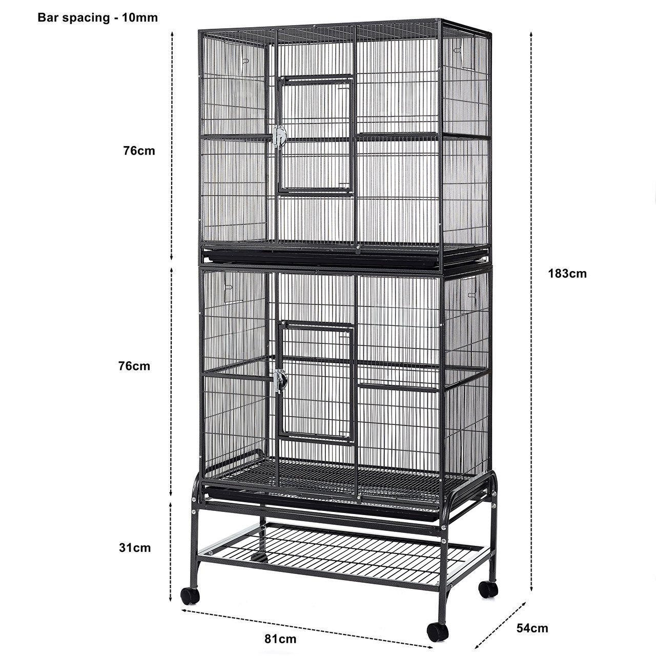 Degu, Rat, Ferret & Chinchilla Cage 183cm – Rockford Double | Little Friends - Image 3