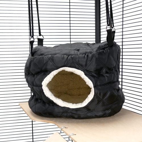 Pet Rat Ferret HUGE Rodent-Hive Toy - Quilted Black | Little Friends