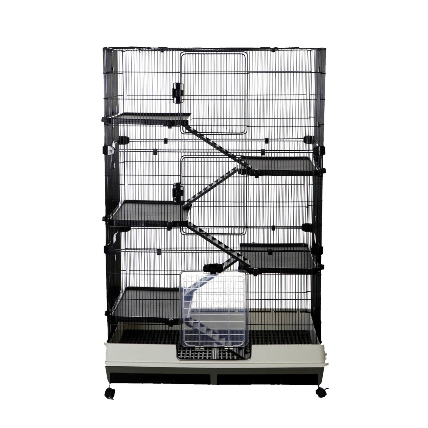 Rat, Chinchilla & Ferret Cage 100cm – Windsor 5-Level Grey/White | Little Friends - Image 2