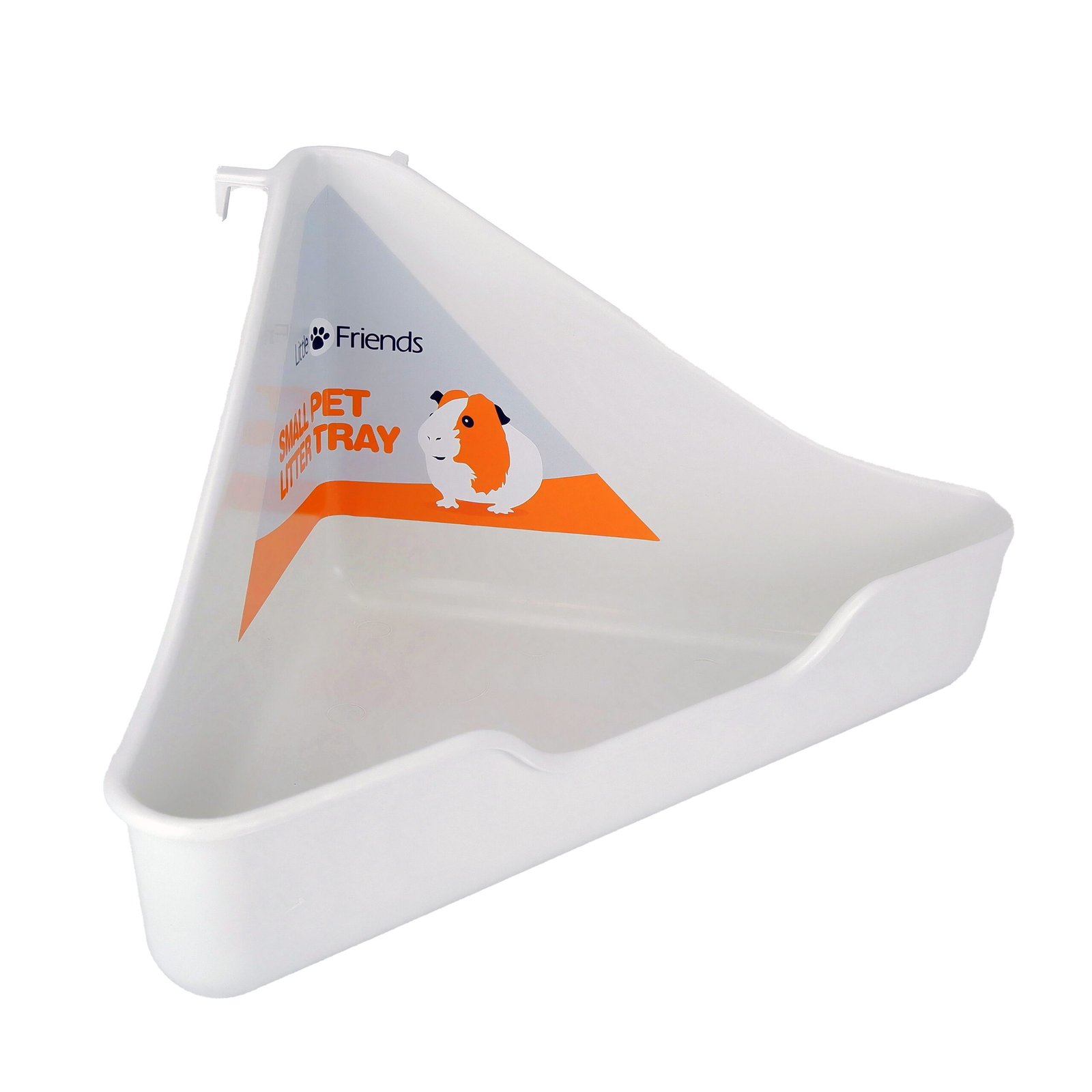 Pet Ferret Rat Corner Litter Tray - Cream, 32cm x 22cm x 16cm - Image 2