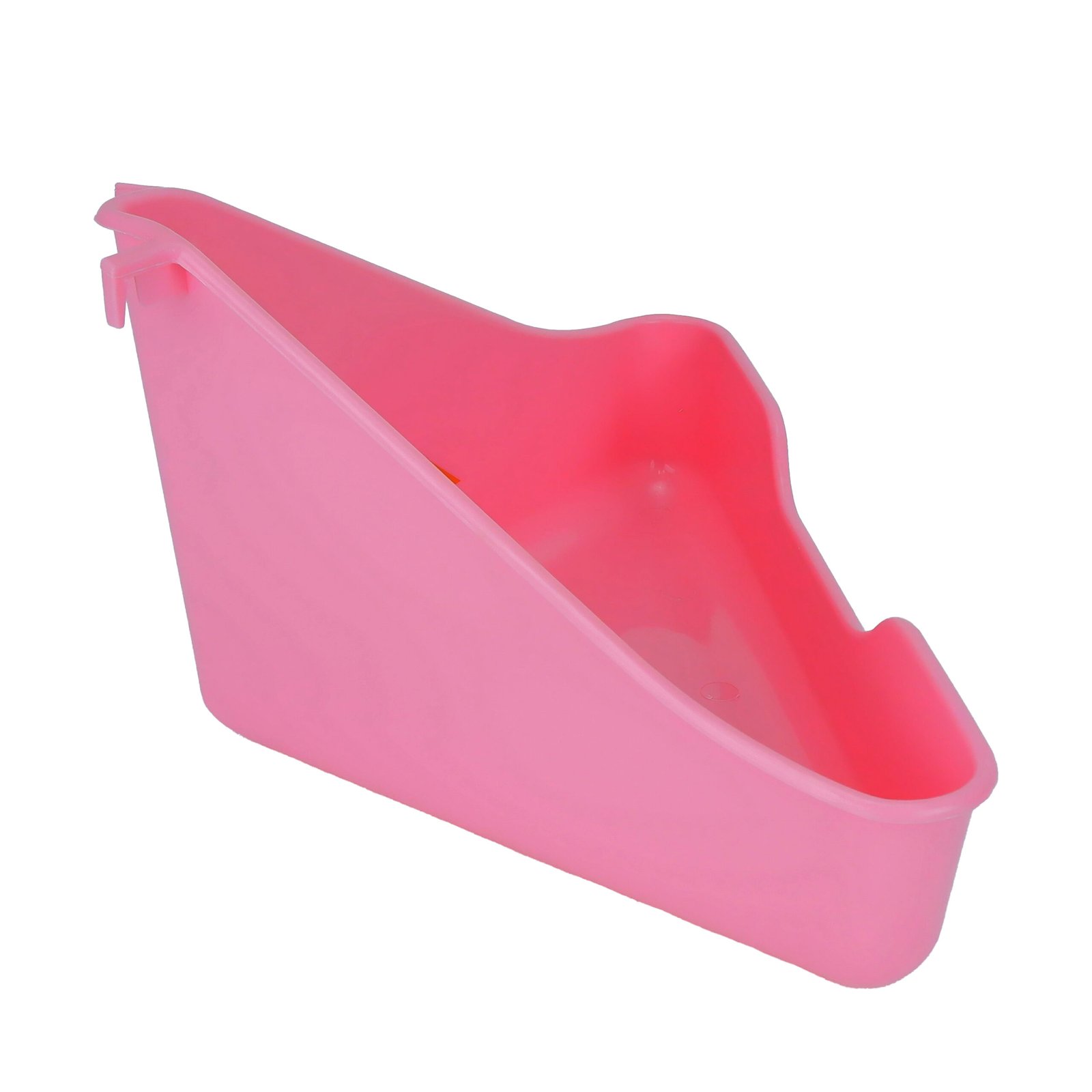 Pet Ferret Rat Guinea Pig Rabbit Corner Litter Tray - Pink | CLASSIC - Image 2