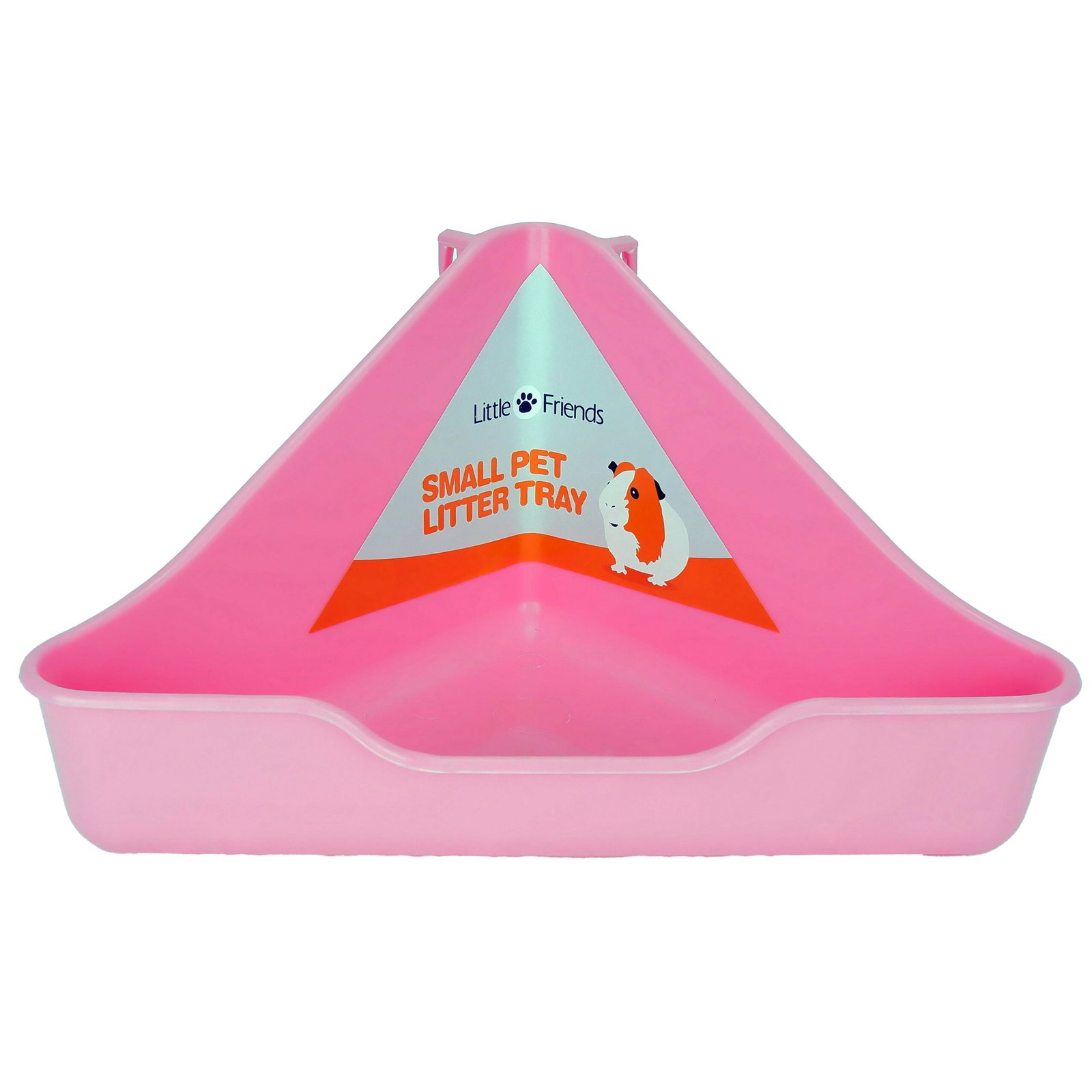 Pet Ferret Rat Guinea Pig Rabbit Corner Litter Tray - Pink | CLASSIC