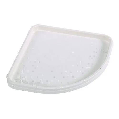 Pet Ferret Rat Corner Shelf Plastic - Substrate Holder with Deep Rim | Little Friends