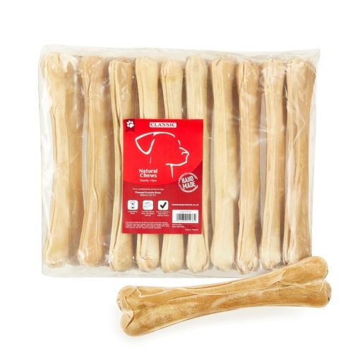 Dog Chew Pressed Knuckle Bone 265mm - Pack of 10 | Classic