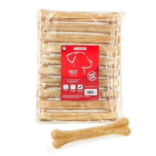 Dog Chew Pressed Knuckle Bone 215mm - Pack of 10 | Classic
