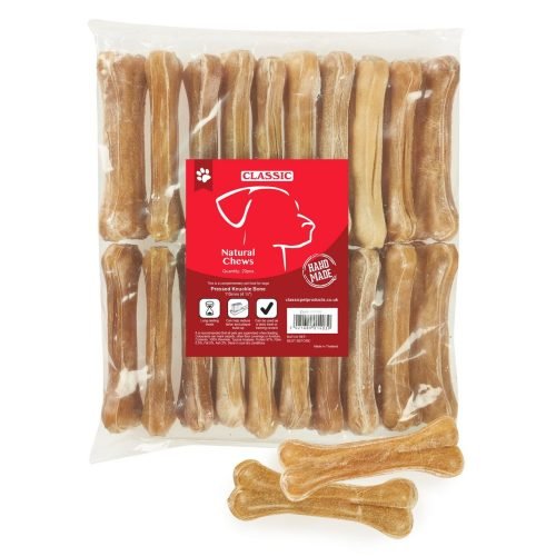 Dog Chew Sticks Pressed Knuckle Bone 115mm - Pack of 20 | Classic