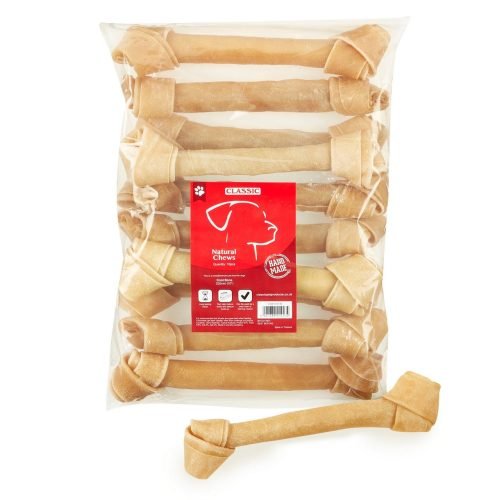 Dog Chew Knot Bones 255mm - Pack of 10 | Classic