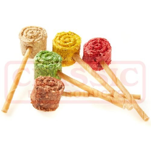 Dog Munchy Lollipops Treat Chew Pack of 50 - 125mm | Classic