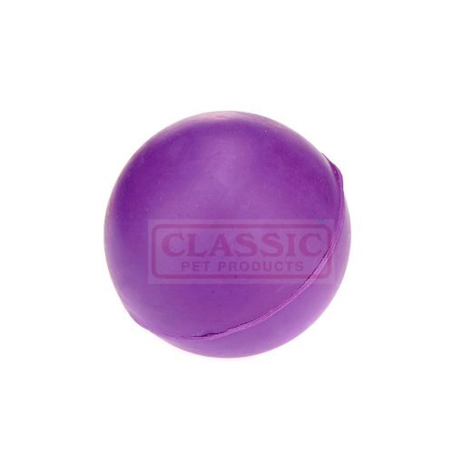 Dog Toy Solid Rubber Ball Small - Purple | CLASSIC