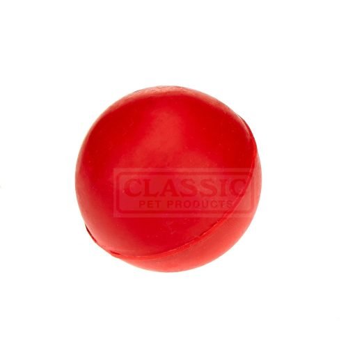 Dog Toy Solid Rubber Ball Small - Red | CLASSIC