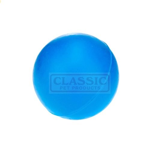 Dog Toy Solid Rubber Ball Medium - Blue | CLASSIC