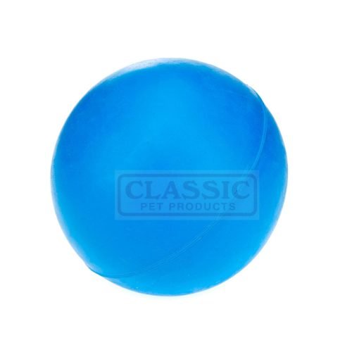 Dog Toy Solid Rubber Ball Large - Blue | CLASSIC