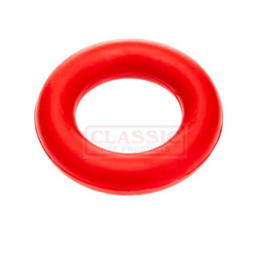 Dog Toy Solid Rubber Ring Small - Red | CLASSIC