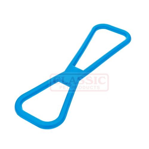 Dog Toy Solid Rubber Tug 320mm - Blue | CLASSIC