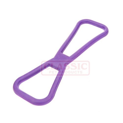 Dog Toy Solid Rubber Tug 320mm - Purple | CLASSIC