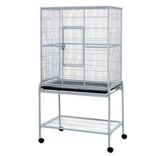 Bird, Rat & Chinchilla Cage 157cm – Hamberley Large Light Grey | Little Friends