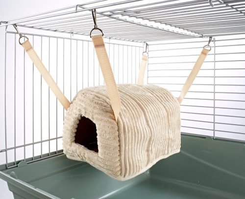 Pet Rat Chinchilla Cuddle Up Igloo - Luxury Cream | Little Friends