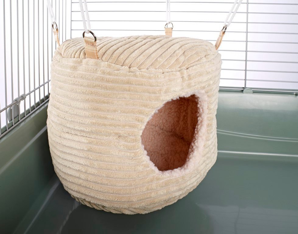 thumbnail image 2 of Little Friends HUGE Rodent-Hive Hammock - 30x30x25cm Soft Cave Bed For Rats, Ferrets, Chinchillas (Rainbow Waves) 2 of 14