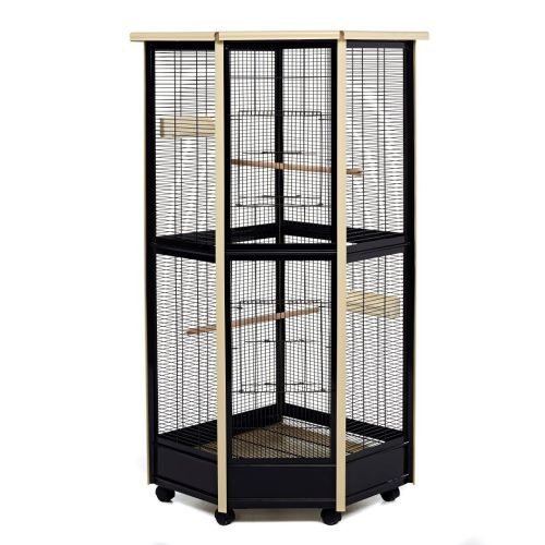Bird, Rat & Chinchilla Cage 154cm – Tall Metal Corner Aviary | Little Friends