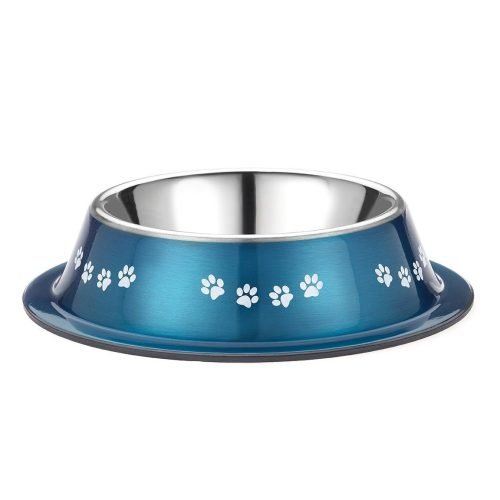 Classic Pet Products Posh Paws Non Tip Bowl, 500 ml, Blue