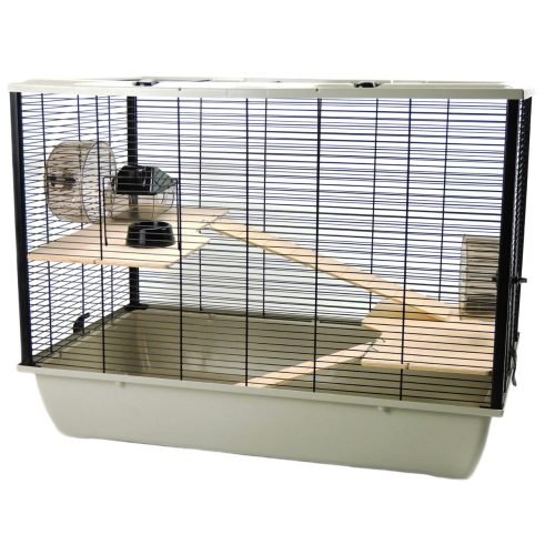 Hamster & Rat Cage Langham 78x48x58cm - Grey, 2 Floors | Little Friends