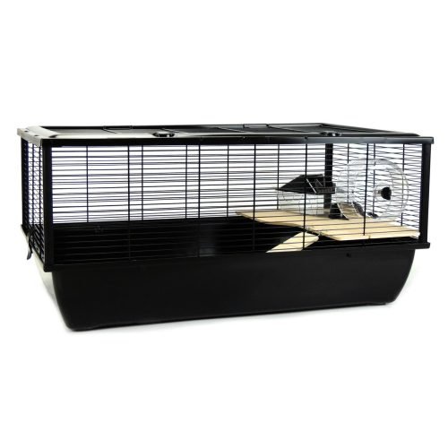 Hamster & Rat Cage Grosvenor 78x48x36cm - Black | Little Friends