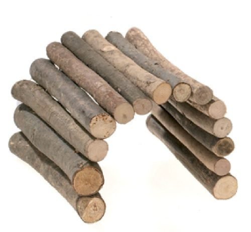 Pet Rabbit Guinea Pig Animal  Wooden Bendy Sticks Natural - Medium (27x17cm) | Little Friends