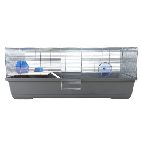 Hamster & Rat Cage 100cm – Ritz Spacious Grey with Shelf | Little Friends