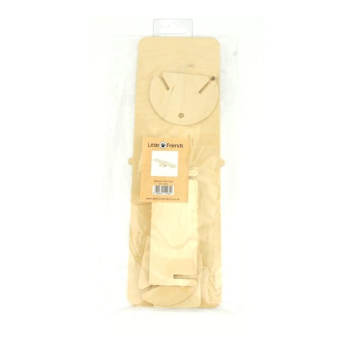 Wooden Eco See-Saw for Small Animals