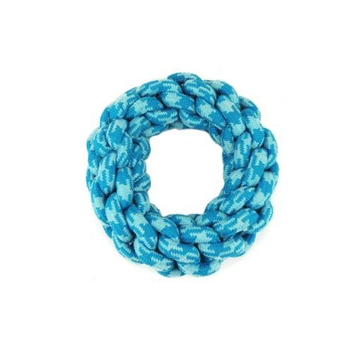 Pet Rat Animal Rope Cage Hanging Toy Roundel - Blue | Little Friends