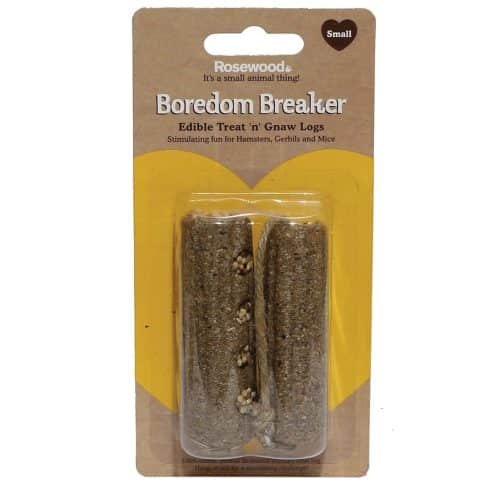 Pet Rabbit Rodent Gnaw Logs Treat - 2pc | Boredom Breaker