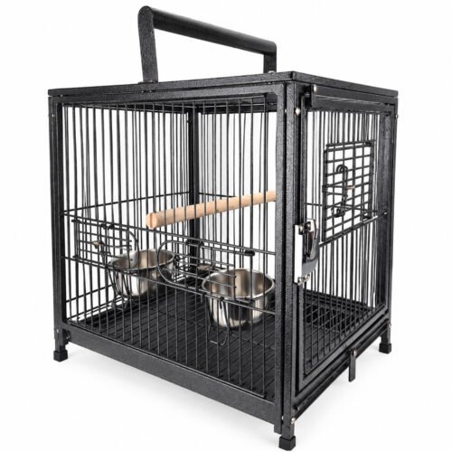Diplomat Compact Parrot Travel Carrier for Vet Visits, Holidays & Transportation - 45.7×33.5×56.3cm