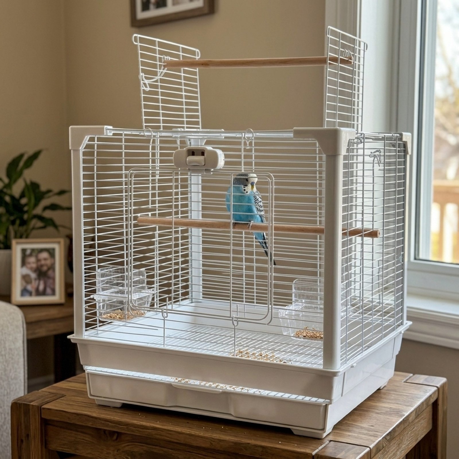 Treetop Classic Top-Opening Bird Cage for Budgies, Canaries & Finches | Little Friends - Image 2