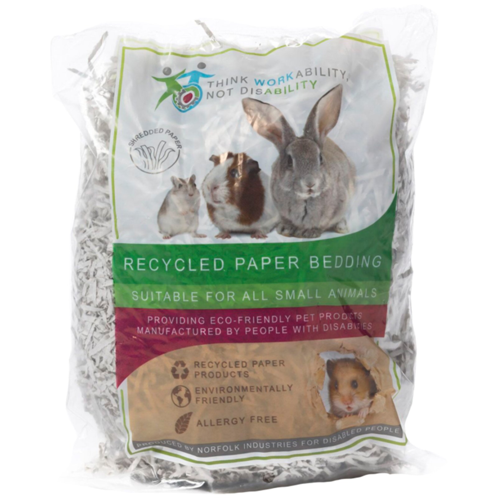 Pet Hamster Rabbit Guinea Pig Recycled Paper Bedding | Norfolk Industries
