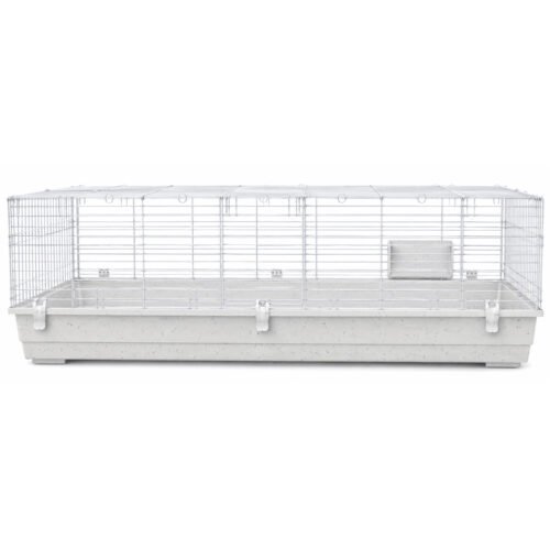 Rabbit & Guinea Pig Cage 160cm White - Large Indoor Habitat | Little Friends
