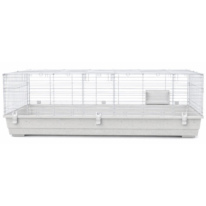 Rabbit & Guinea Pig Cage 160cm White - Large Indoor Habitat | Little Friends