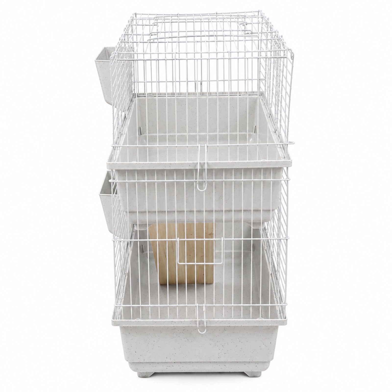 Rabbit & Guinea Pig Cage 120cm - Indoor Double-Tier, White | Little Friends - Image 2
