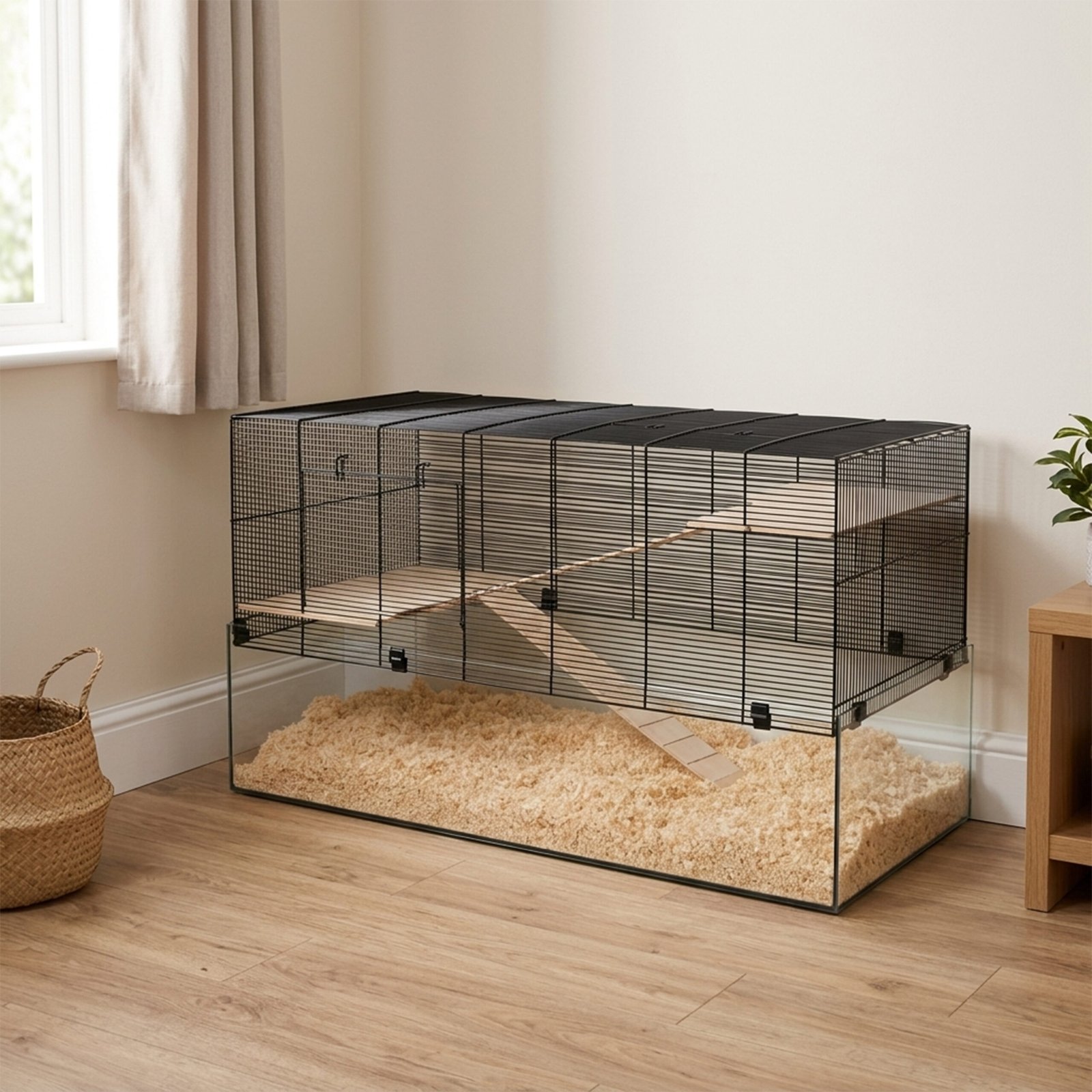 Gerbil, Rat & Hamster Glass Cage - The Atlantis Gerbilarium with Accessories | Little Friends - Image 2