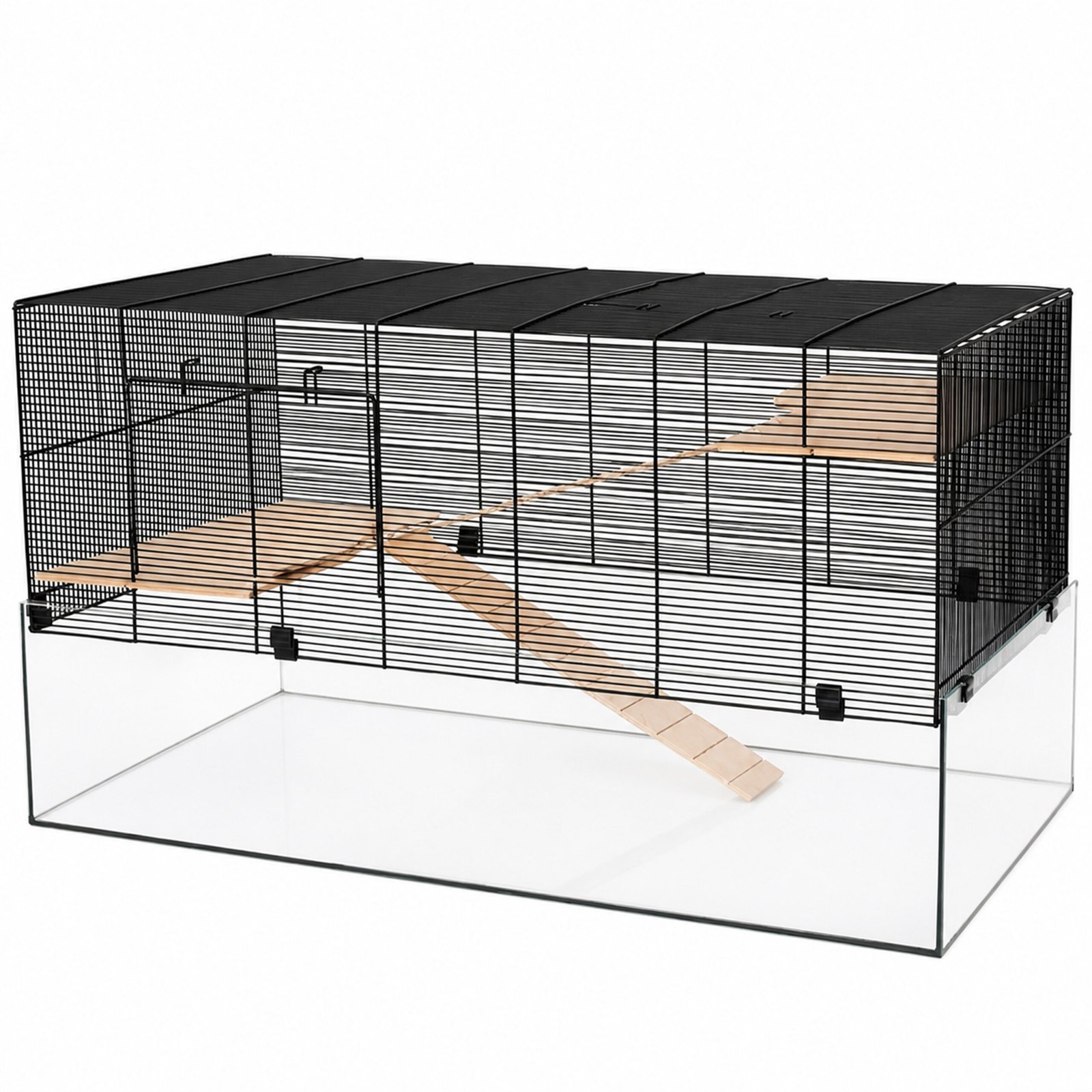 Gerbil, Rat & Hamster Glass Cage - The Atlantis Gerbilarium with Accessories | Little Friends