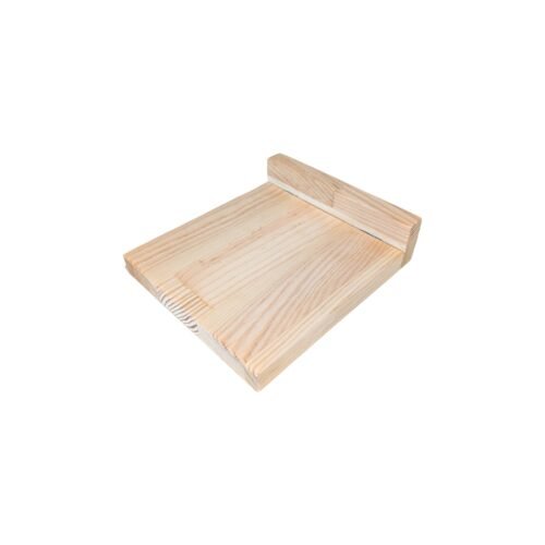 Pine Wooden Cage Shelf Small 16x15x4cm Universal | Little Friends