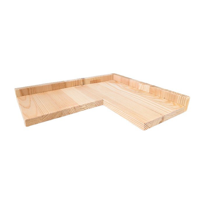 Natural Pine Wooden Cage Shelves - Complete 4 Piece Set | Little Friends - Image 3